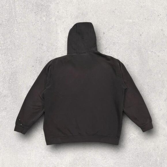 ★ NFL Las Vegas Raiders Football Big Logo Print Black & Grey Hoodie ★ - Picture 4 of 7